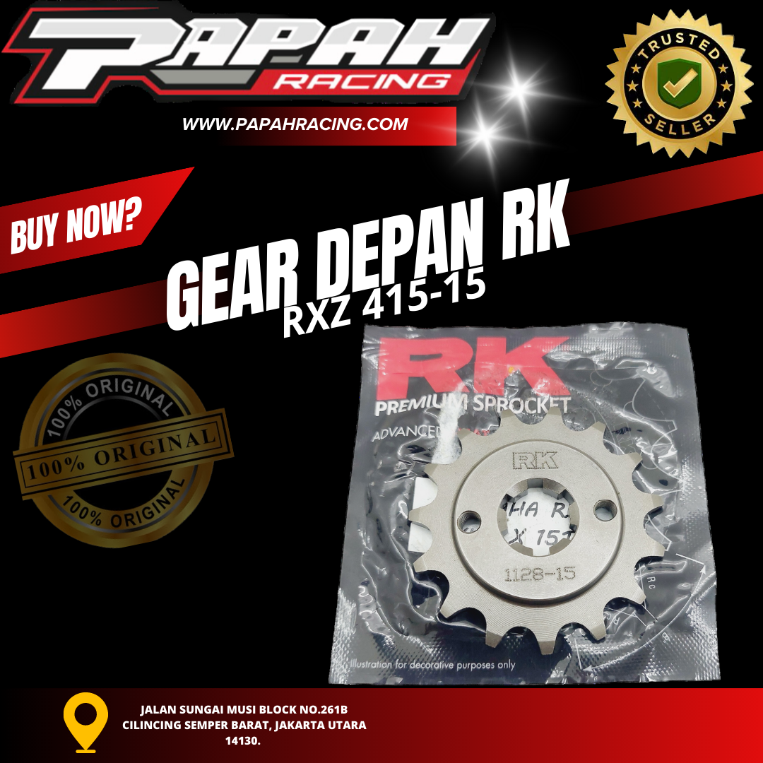 GEAR DEPAN RK RXZ 415-15